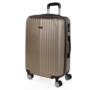 ITACA - Valise Rigide de Luxe pour Semaine et Tout Voyage, Soute, Champagne