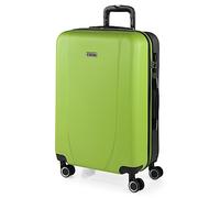 ITACA - Valise Rigide Grande Taille 158 cm - Valise Soute 23 kg Solide ABS - Trolley Valise Moyenne - Bagage Taille Moyenne. Cadenas à Combinaison ., Pistache-Anthracite