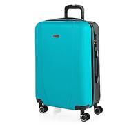 ITACA - Valise Rigide Grande Taille 158 cm - Valise Soute 23 kg Solide ABS - Trolley Valise Moyenne - Bagage Taille Moyenne. Cadenas à Combinaison ., Turquoise/Anthracite