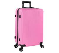 ITACA - Valise Rigide Grande Taille 158 cm - Bagage Soute 23 kg Solide ABS - Trolley Valise Moyenne - Bagage Taille Moyenne. Cadenas à Combinaison ., Fuchsia