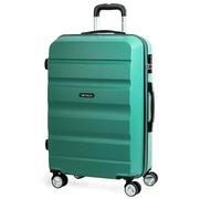 ITACA - Valise Rigide Grande Taille 158 cm - Bagage Soute 23 kg Solide ABS - Trolley Valise Moyenne - Bagage Taille Moyenne. Cadenas à Combinaison ., Bleu verdâtre