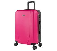 ITACA - Valise Moyenne, Valises Rigides, Valise Rigide, Valise Semaine pour Tout Voyage, Valise Soute de Luxe, Fuchsia/Anthracite