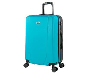 ITACA - Valise Rigide Grande Taille 158 cm - Bagage Soute 23 kg Solide ABS - Trolley Valise Moyenne - Bagage Taille Moyenne. Cadenas à Combinaison ., Turquoise/Anthracite