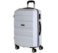 ITACA - Valise Rigide Grande Taille 158 cm - Valise Soute 23 kg Solide ABS - Trolley Valise Moyenne - Bagage Taille Moyenne. Cadenas à Combinaison ., Blanc