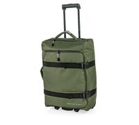ITACA - Valise Souple À roulettes, Valise Tissus A Roulette et Valise Roulette Pratique pour Bagages Cabine et Valise Voyage, idéale pour Tous Vos déplacements, Compatible Ryanair, Kaki