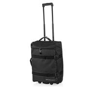 ITACA - Valise Souple À roulettes, Valise Tissus A Roulette et Valise Roulette Pratique pour Bagages Cabine et Valise Voyage, idéale pour Tous Vos déplacements, Compatible Ryanair, Noir