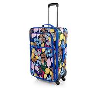 ITACA - Valise Souple Grande Taille à roulettes Ultra Légère Soute Avion 23kg Valises Moyenne Pas Cher XL., Bleu
