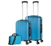 ITACA - Valises. Lot de Valise rigides 4 roulettes - Grande Taille, soute Avion, Bagages pour Voyages. Ensemble Voyage. Verrouillage à Combinaison, Turquoise