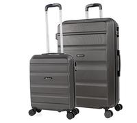 ITACA - Valises. Lot de Valise Rigides 4 roulettes - Valise Grande Taille, Valise soute Avion, Bagages pour Voyages.Ensemble Valise Voyage. Verrouillage à Combinaison, Anthracite