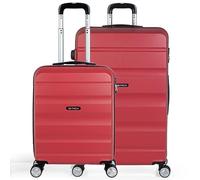 ITACA - Valises. Lot de Valise Rigides 4 roulettes - Valise Grande Taille, Valise soute Avion, Bagages pour Voyages.Ensemble Valise Voyage. Verrouillage à Combinaison, Corail