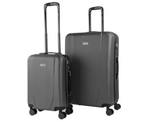 ITACA - Valises. Lot de Valise Rigides 4 roulettes - Valise Grande Taille, Valise soute Avion, Bagages pour Voyages.Ensemble Valise Voyage. Verrouillage à Combinaison 71117, Anthracite