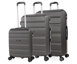ITACA - Valises. Lot de Valise Rigides 4 roulettes - Valise Grande Taille, Valise soute Avion, Bagages pour Voyages.Ensemble Valise Voyage. Verrouillage à Combinaison, Anthracite