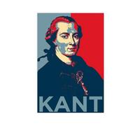 ITADGF Immanuel Kant Hope Portrait Philosophie Philosophe Poster sur toile Art mural Peinture 30 x 45 cm