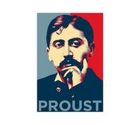 ITADGF Poster Marcel Proust Hope sur toile pour décoration de chambre à coucher, cadeau 40 x 60 cm