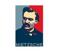 ITADGF Poster sur toile Friedrich Nietzsche Hope Portrait Beyond Good And Evil Nietsche Philosophie Décoration de chambre à coucher Cadeau 40 x 60 cm