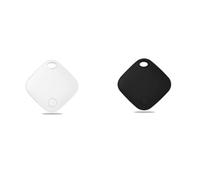 ItagPro Localisateur en Temps Réel - Traqueur Bluetooth Anti Perte pour Clés Portefeuille Téléphone, Compatible avec Smartphones (iOS-System,Noir+Blanc)