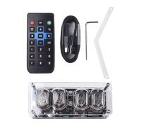 ital Horloge pour usage professionnel et industriel, alimentation USB-C, boîtier en acrylique, télécommande, fonction anti-empoisonnement, 11,5 x 4,5 x 4,5 cm