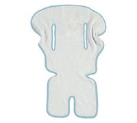 Italbaby Housse en éponge pour chaise haute, Blanc/bleu clair