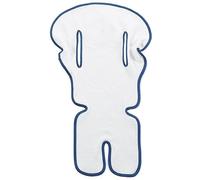 Italbaby Housse en éponge pour chaise haute, blanc/bleu, multicolore, taille unique