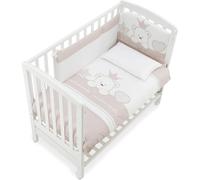 Italbaby Lettino Co-Sleeping B.side completo di materasso, set piumone Baby Re Tortora