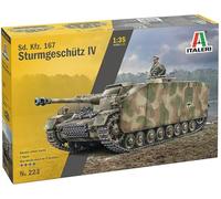 Italeri 0223 1:35 Dt. Sd.Kfz.167 Sturmgeschütz IV - Modélisme, kit de construction, modélisme, bricolage, loisirs, collage, kit de construction en plastique, fidèle aux détails, kit de char,