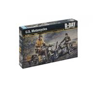Italeri 0322 maquette U.S. Motorcycles D-Day Normandy 1944/2014 1/35