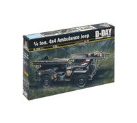 Italeri - I326 - Maquette - Char d'assaut - Jeep 4x4 Ambulance