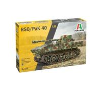 Italeri 0355 1:35 7,5 cm RSO avec PAK40 - Réplique fidèle à l'original, modélisme, kit de construction en plastique, kit de char, 1:35, kit de modélisme, assemblage