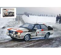ITALERI 1/24 KIT AUDI QUATTRO RALLY MONTECARLO 1981 MODÈLE STATIQUE DIECAST