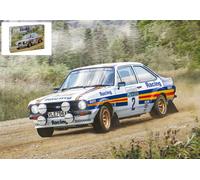 ITALERI 1/24 KIT FORD ESCORT RS VATANEN LOMBARD RAC 1981 MODÈLE STATIQUE