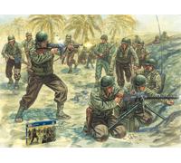 ITALERI 1/72 KIT FIGURINES MILITAIRES WWII INFANTERIE AMÉRICAINE MODÉLISATION...