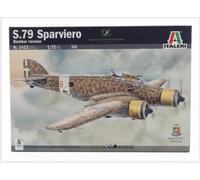 Italeri 1412 1:72 S.M.79 M Sparviero - Modélisme, kit de construction, modélisme, bricolage, loisirs, collage, kit de construction en plastique, fidèle aux détails