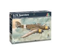 Italeri Maquette 1412 S.M.79 M 1:72 Sparviero – Kit plastique fidèle aux détails