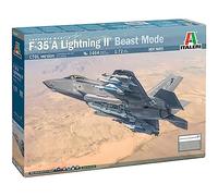Italeri 1464 F-35A Lightning II CTOL Version (Beast Mode), Échelle 1:72, Model Kit, Modèle en Plastique à Monter, Modélisme, IT1464