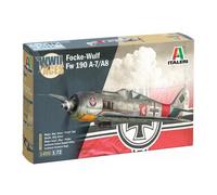 FOCKE-WULF Fw 190 A-7/A-8 "WWII ACES" (5 Décos) - ITALERI 1/72 PLASTIC KIT