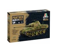 Italeri 25752 1:56 Sd.Kfz. 171 Panther AUSF. A - Maquette de construction, modélisme, bricolage, loisirs, collage, kit de construction en plastique, détaillé, non laqué