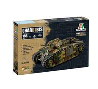 Italeri - Maquette Char B1 bis 1:56 - Kit plastique, décals (6 versions)