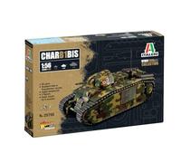 Italeri 25766 1:56 Char B1 Bis - Maquette de construction, modélisme, bricolage, loisirs, collage, kit en plastique, fidèle aux détails, kit militaire, char 1:56
