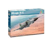 Italeri 2816 1:48 Mirage III E - Maquette de construction, modélisme, bricolage, loisirs, collage, kit en plastique, fidèle aux détails, kit militaire