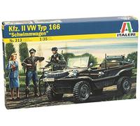 Italeri - 313 - Kfz. II VW Typ 166 "Schwimmwagen" - Maquette - Chars d'assaut - Schwimmwagen - Echelle 1:35