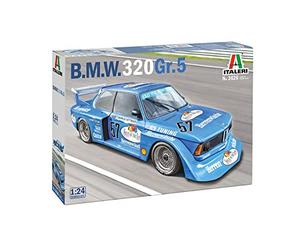 ITALERI 3626S 1:24 B.M.W. 320 Gr. 5 - Modélisme, kit de construction, modélisation sur pied, bricolage, passe-temps, collage, kit de construction en plastique, fidèle aux détails
