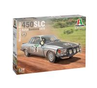 1:24 Italeri Mercedes 450 Slc Rally Bandama 1979 Kit IT3632 Modellino