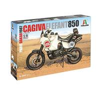 Italeri 3653S - 1:9 Cagiva Elephant 850 Winner 1987 - Kit de modélisme, modélisme sur pied, bricolage, passe-temps, collage, kit de construction en plastique, détaillé, 4643S - Blanc