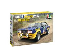 ITALERI 3667 1:24 Fiat 131 Abarth Rally Olio Fiat - Modélisme, kit de Construction, Construction sur Pied, Bricolage, Loisirs, Collage, kit de Construction en Plastique, fidèle aux détails