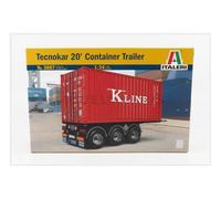 1:24 Italeri 20' Container Trailer Kit IT3887 Modellino
