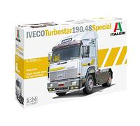 ITALERI 3926S - 1:24 IVECO Turbostar 190.48 Special, modélisme, kit, modélisme, Bricolage, Loisirs, Collage, kit de Construction en Plastique, détails Noirs