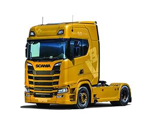 Italeri 3927 Scania S730 Highline 3927 1:24 Modélisme 4 x 2 Kit de construction, modélisme, bricolage, loisirs, collage, kit de construction en plastique, détaillé, multicolore