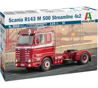 Italeri 3950 1:24 Scania 143M 500 Streamline 4x2 - Maquette de construction, modélisme, bricolage, loisirs, collage, kit de construction en plastique, fidèle aux détails, multicolore