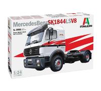 Italeri-3956 Mercedes Benz Sk 1844 Ls V8 Echelle 1 24 Plastic Kit Mod Le En Plastique Monter Modélisme It3956 Multicolore-Italeri