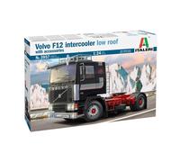 Italeri Maquette plastique Volvo F12 Intercooler Low Roof IT3957 1:24 avec accessoires Multicolore